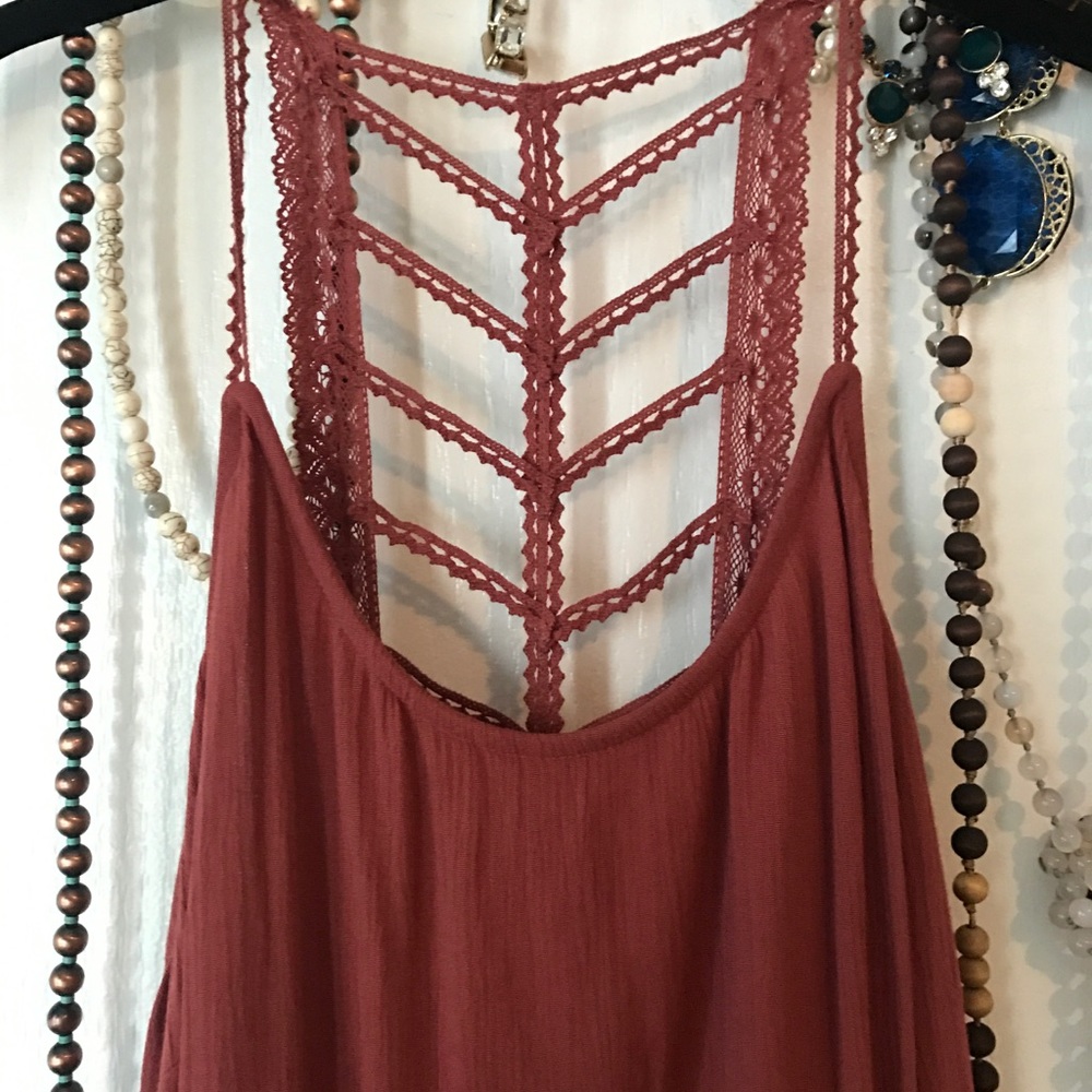 Cross back strappy shift dress from Lush